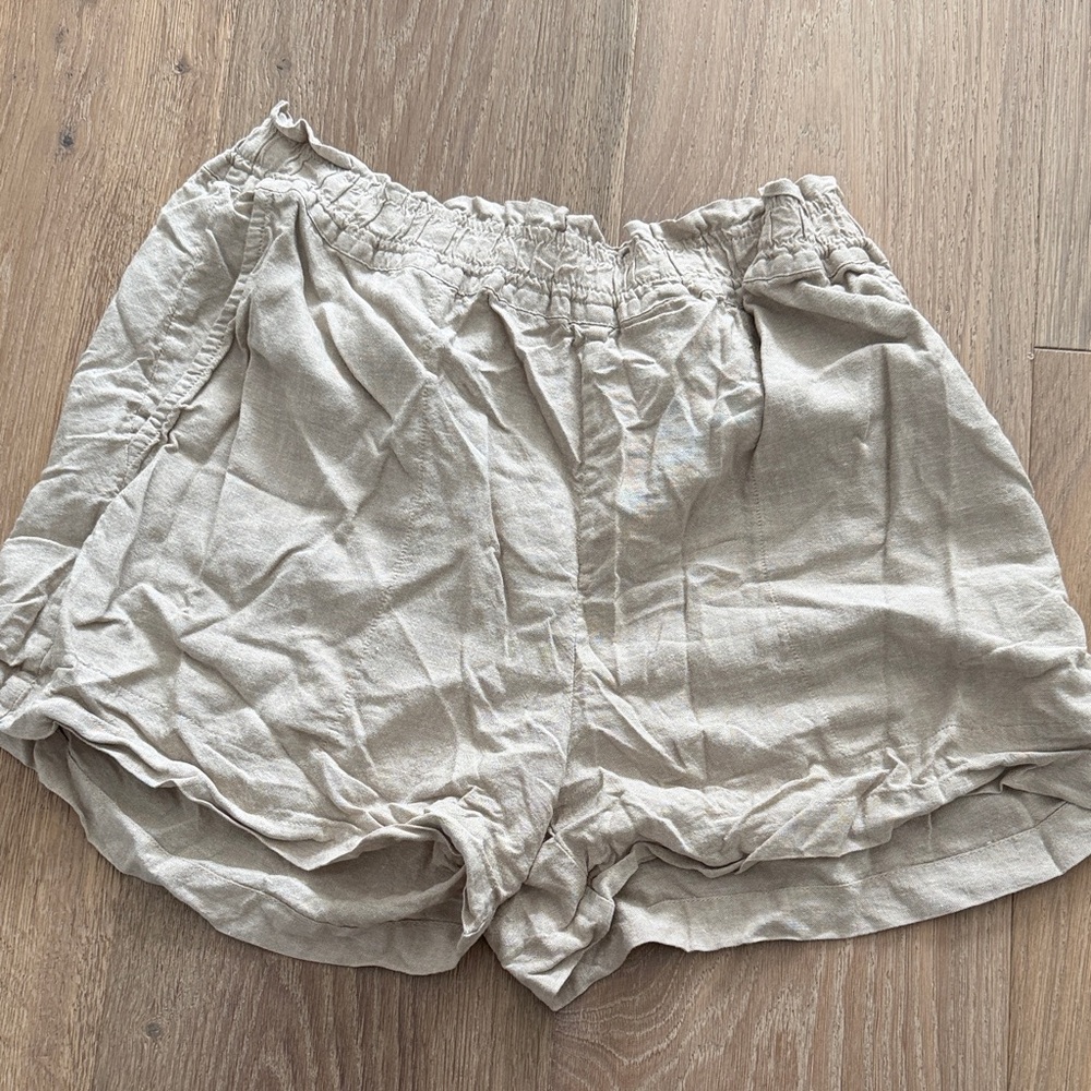 Rails linen Women's Cream Shorts